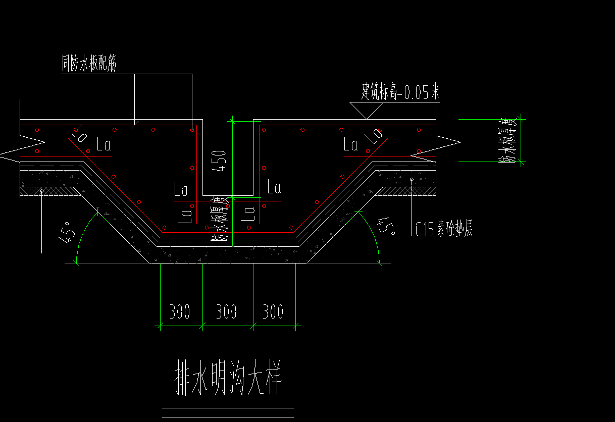 b2型地沟钢筋配筋图片