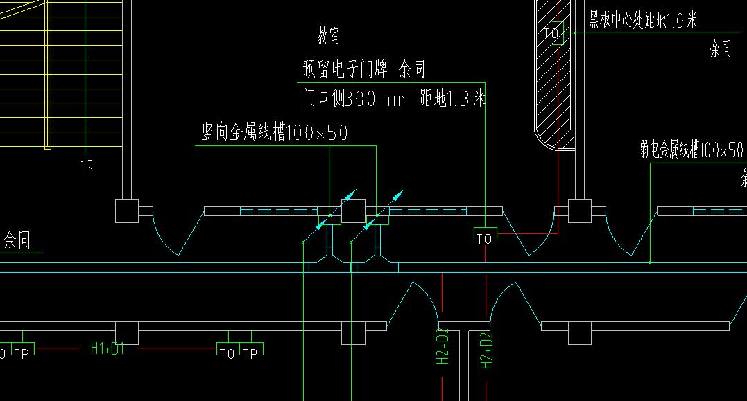 初學者這種系統圖橋架內電纜數量如何佈置還有豎向線槽佈置多少根電纜