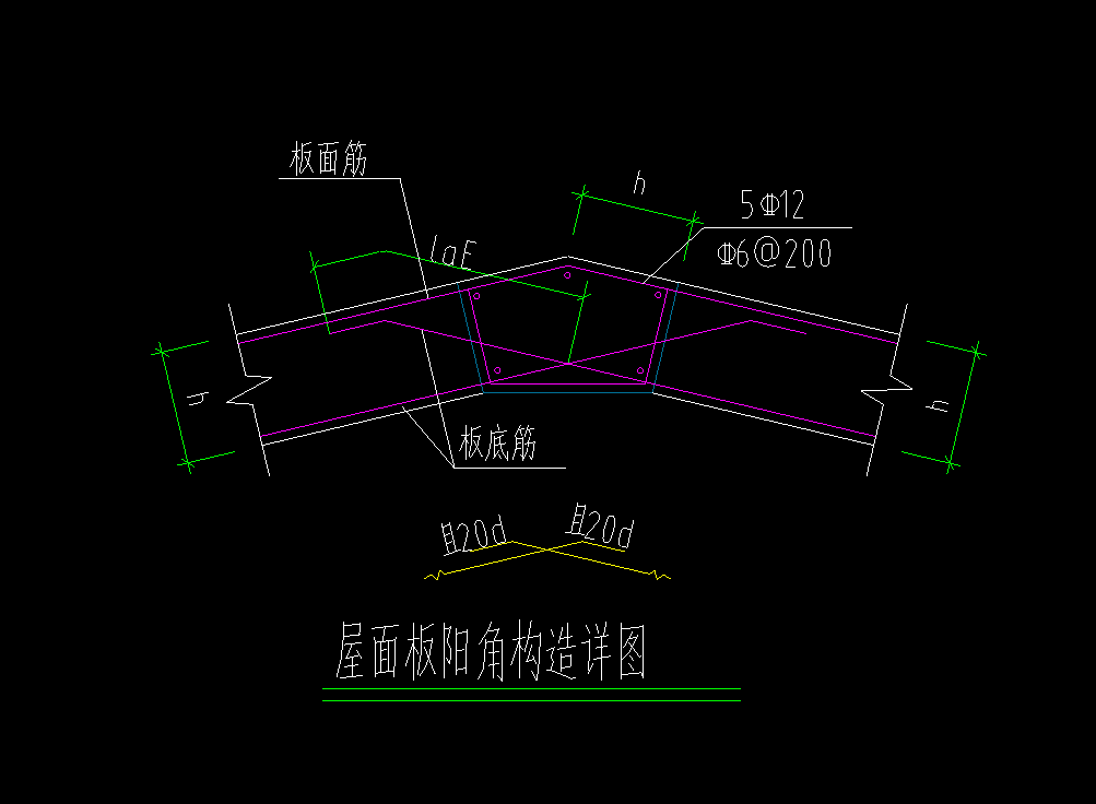 屋面板陰角陽角鋼筋如何設置