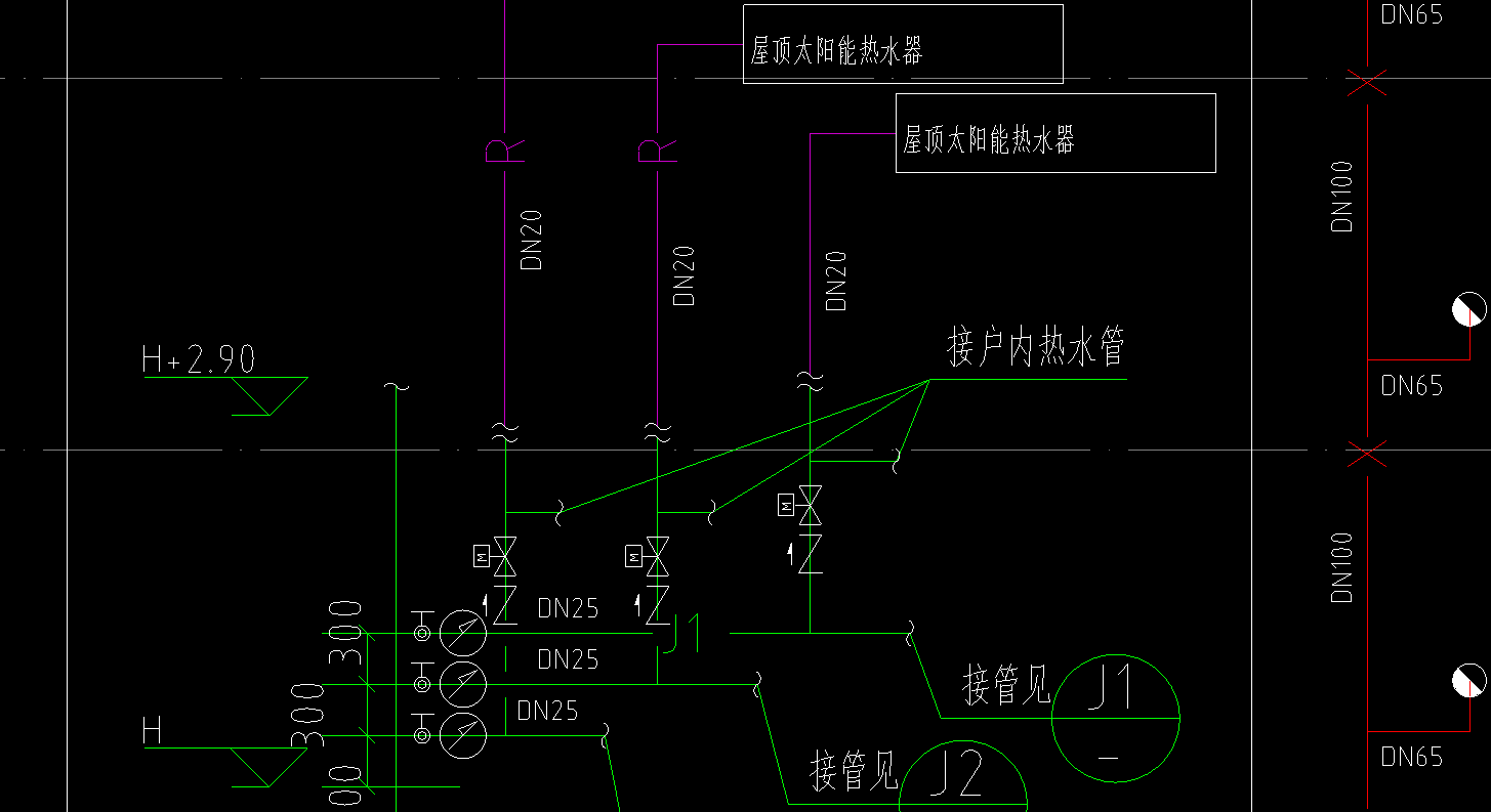 上下水管道安装图纸图片