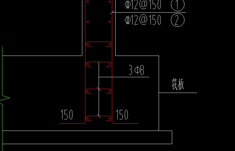 上边写的拉筋是a6-600*600的 下面这个3a8是什么意思?