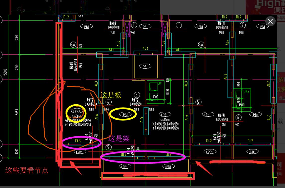 這是筏板基礎的圖紙請問的地方是什麼呀梁嗎他的標高怎麼確定呢