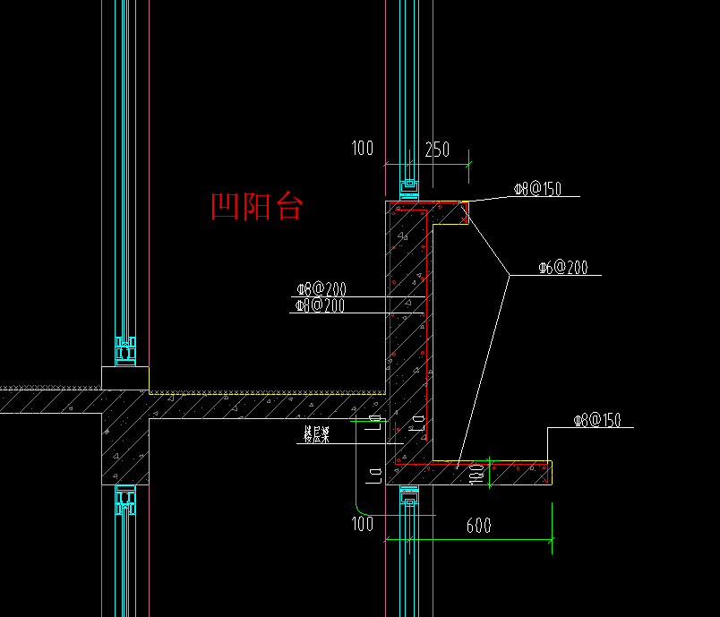 凹阳台维护结构是外墙还是栏板下端凸出外墙部分算入挑檐工程量那上端