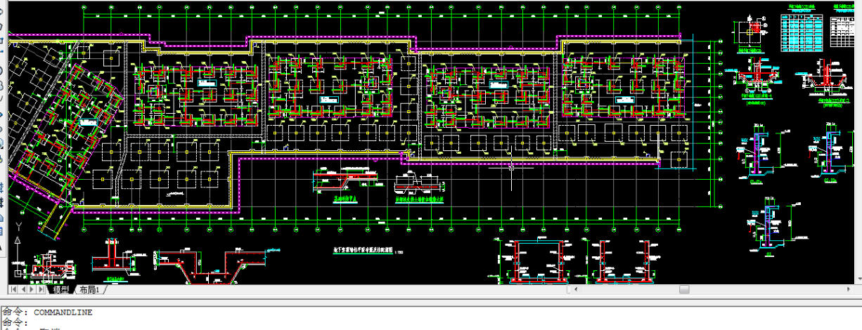 求高层实战视频中(成都优品时代二期地下室)图纸
