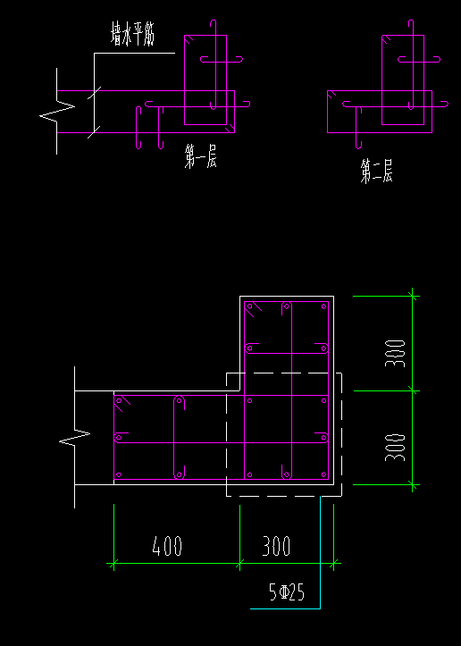 请问暗柱箍筋与剪力墙水平筋隔一代一怎么布置呀