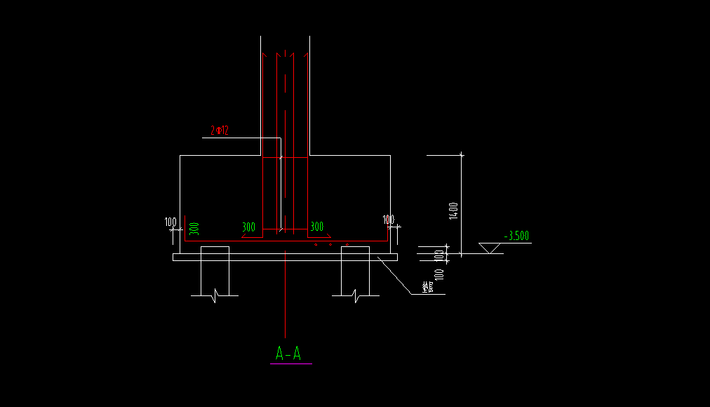 请问这两种桩承台使用哪种配筋形式.剖面图怎么输入?