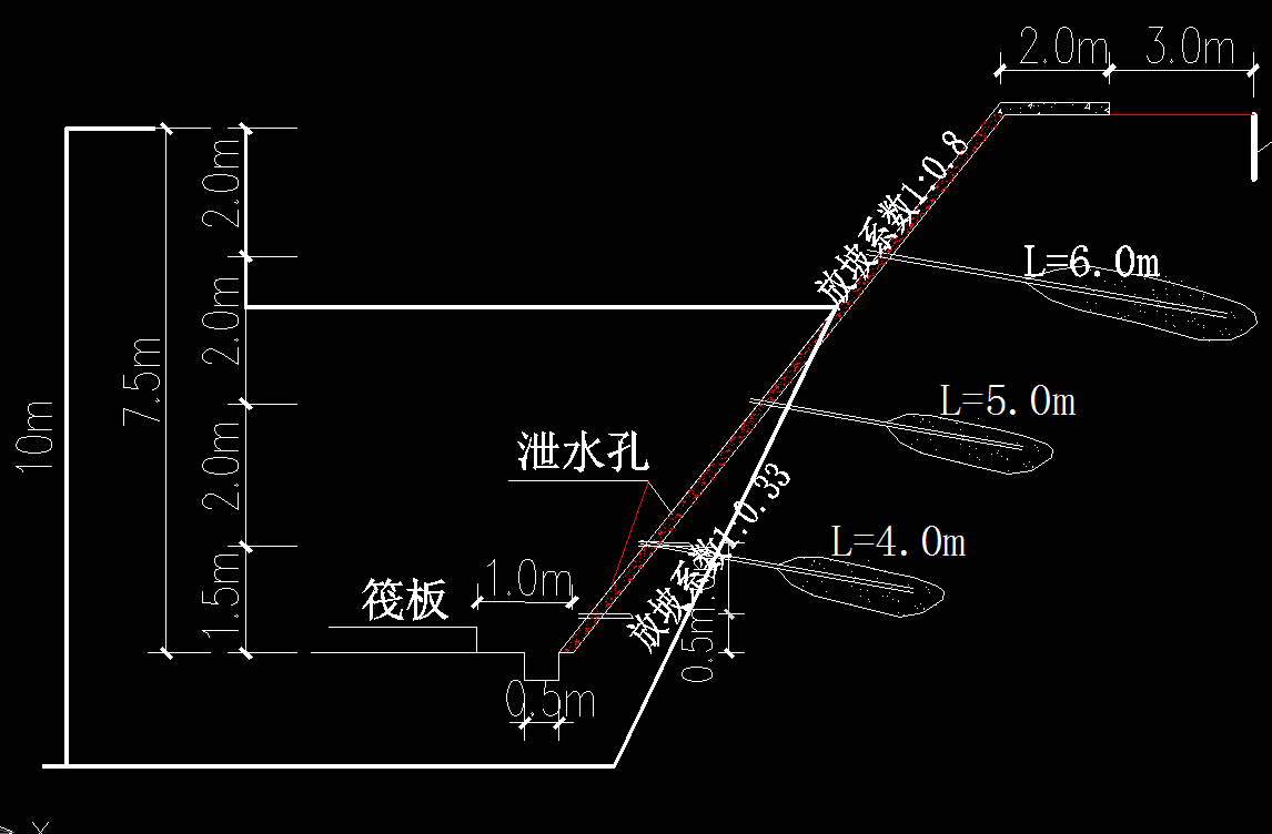 1:0.3放坡示意图图片