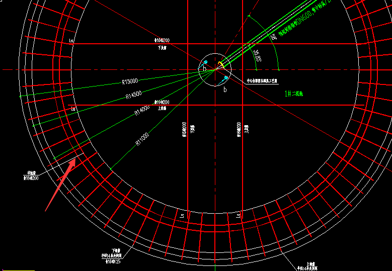 圆环形的筏板筋怎么布置