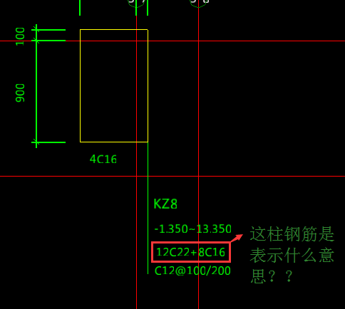 柱鋼筋平法標註