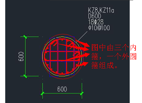 这个圆柱箍筋是怎么分布的在广联达中应该怎么设置呢