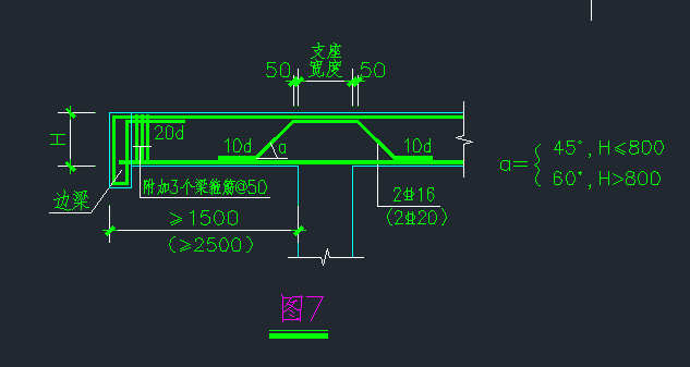 主次梁交接處次梁端頭的吊筋怎麼做