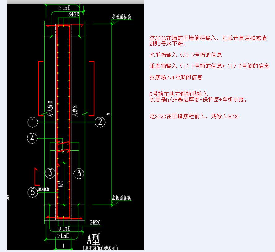 剪力墙暗柱配筋图片