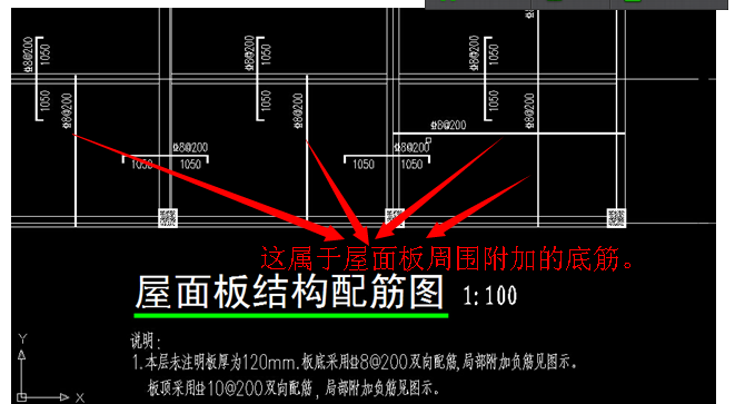 双层双向板配筋图图片