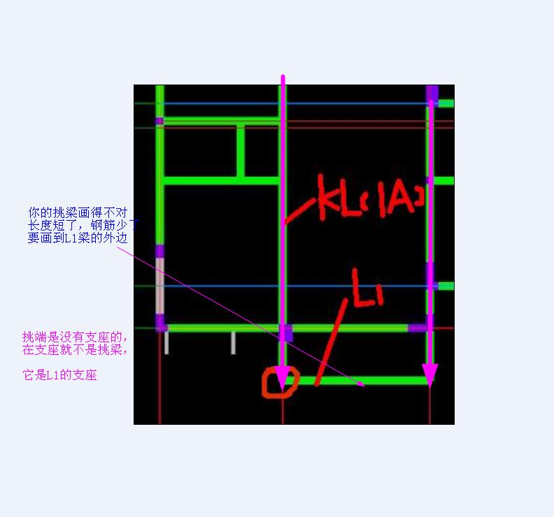 挑出墙外的悬臂梁图片