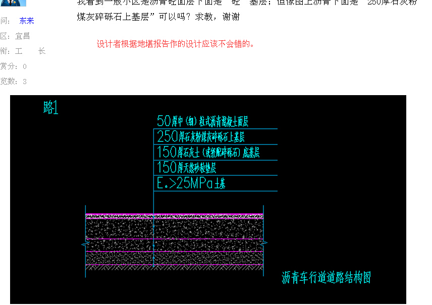 南方小区道路做法问题