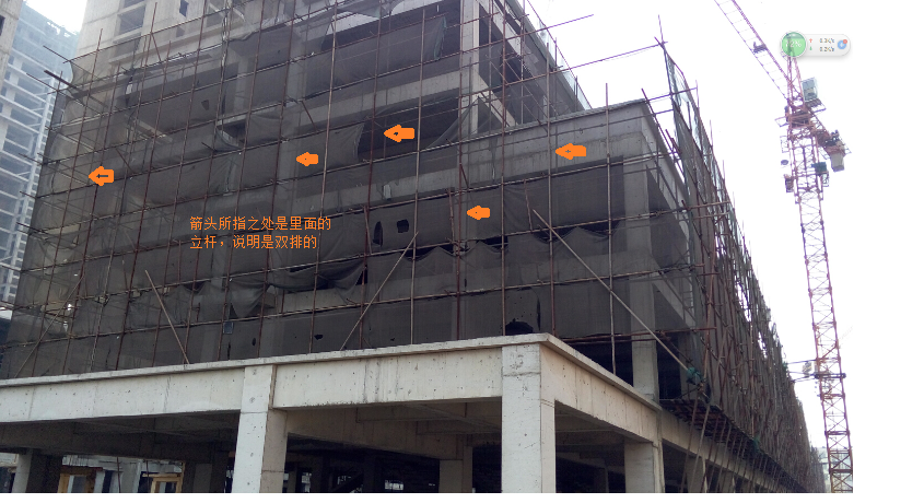 这种架子应该算单排脚手架还是双排脚手架-服务新干线答疑解惑