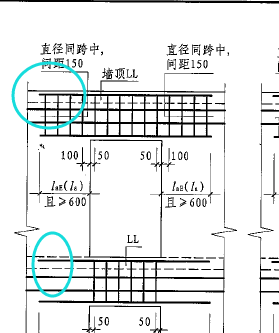 梁与剪力墙锚固图集图片