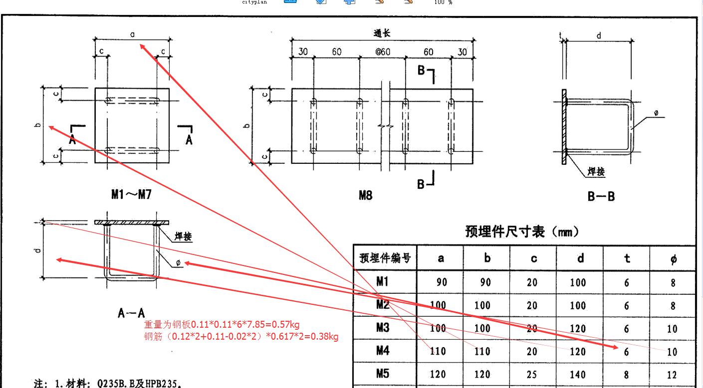 预埋件代号图片