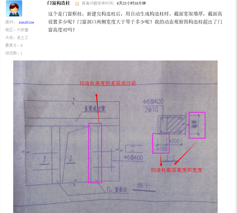 窗户的立柱是什么图解图片