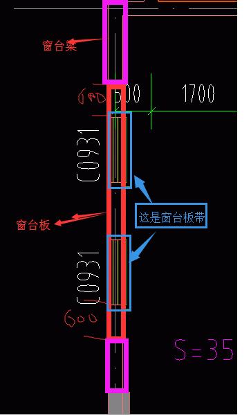 窗台压顶问题