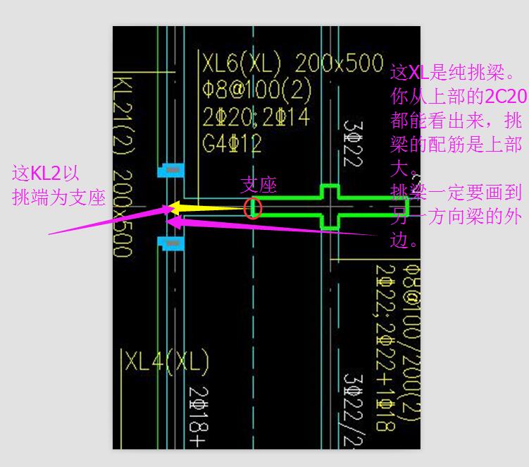 悬挑梁和主梁相椄图片图片