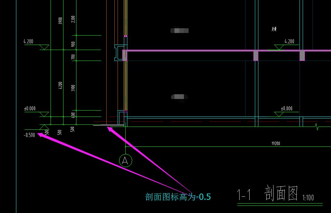 建筑标高一个立面图一个剖面图不一致-服务新干线答疑解惑
