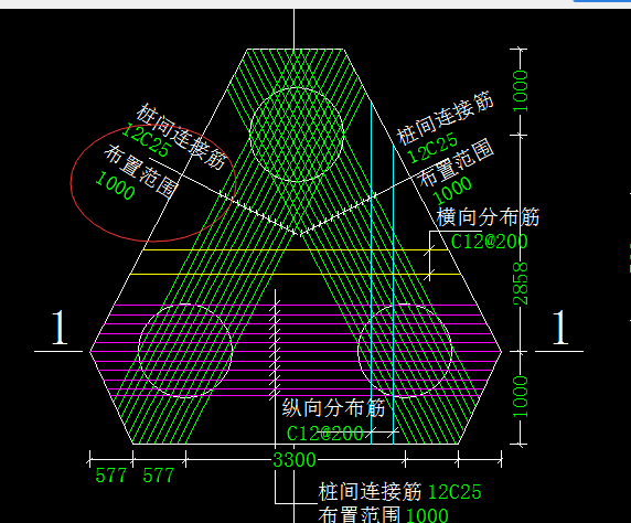 桩顶定位连接筋示意图图片