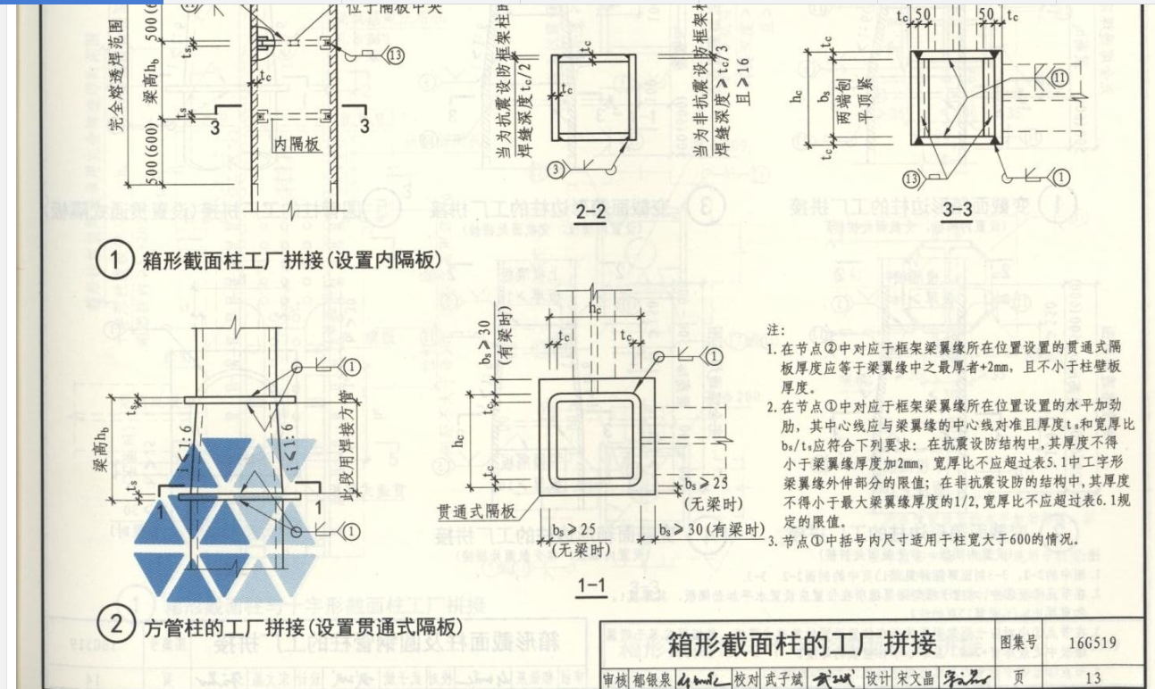 這個圖集中鋼結構加勁肋怎麼計算