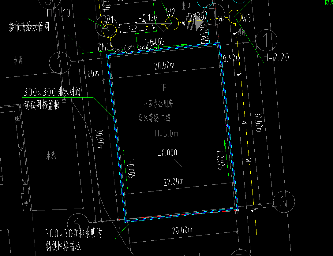 排水明沟