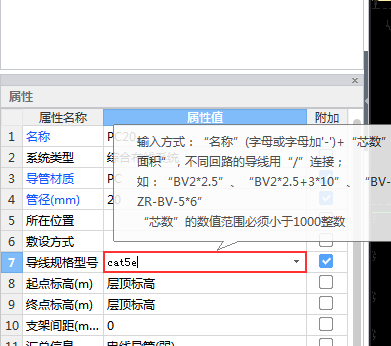 规格型号