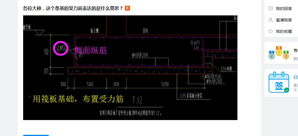 受力筋