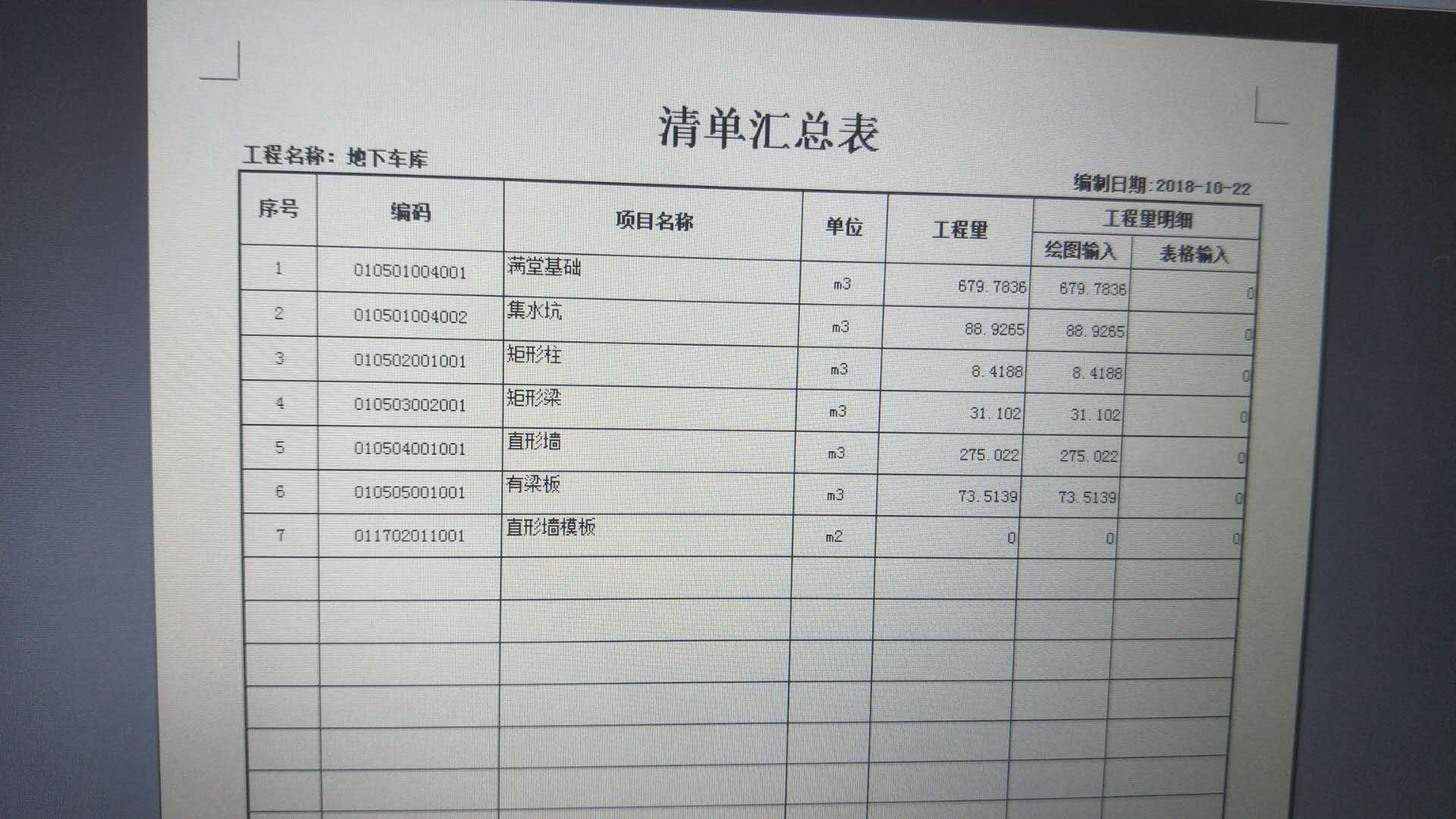 计算结果