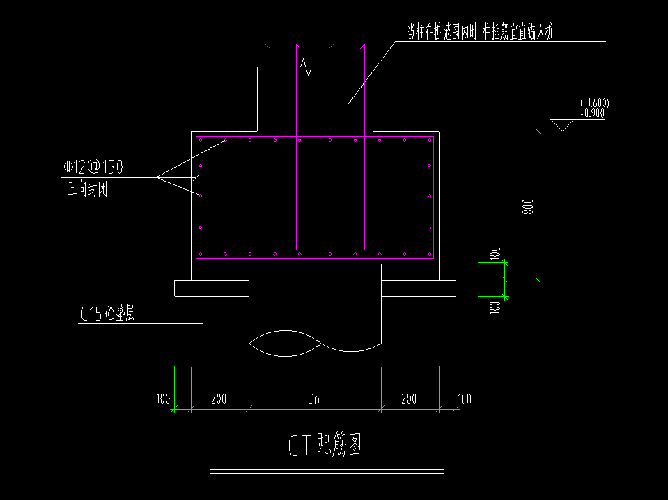 承台怎么画