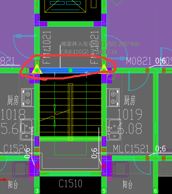 梯梁