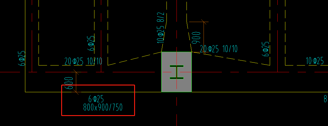 加腋梁绘制难点大神帮忙800900750处梁如何绘制