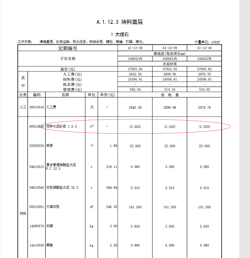 块料