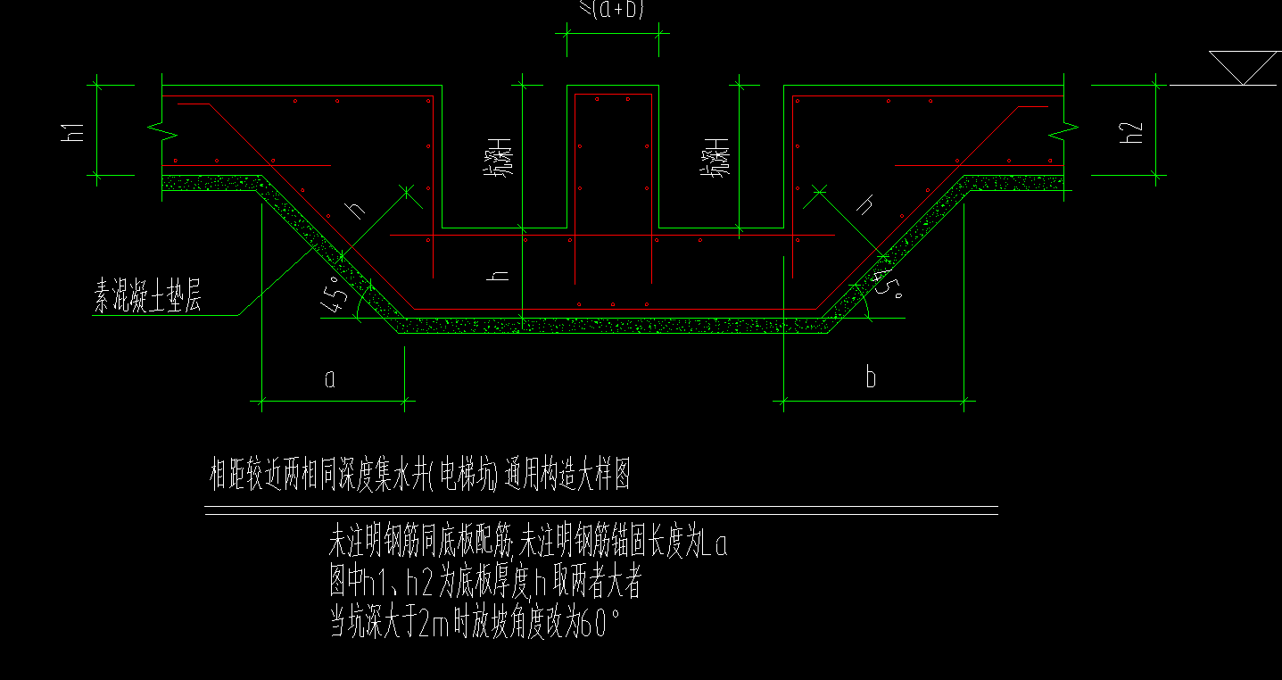 筏板变截面