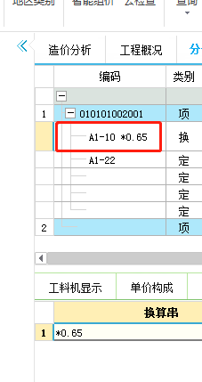 定额编号