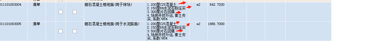 项目特征