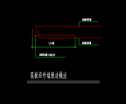 钢筋外伸