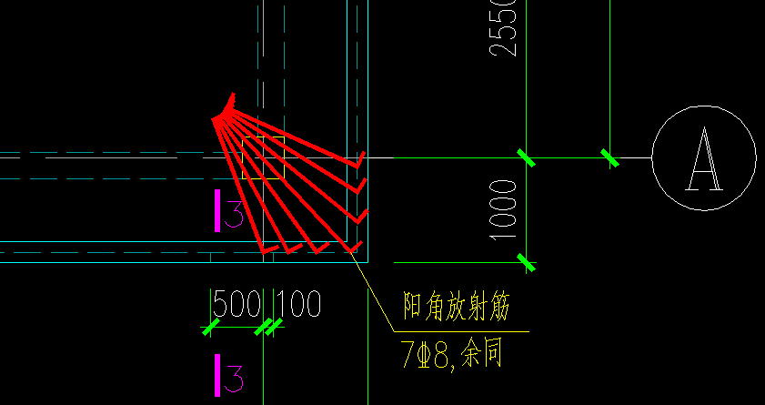 放射筋