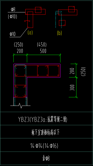 约束边缘暗柱