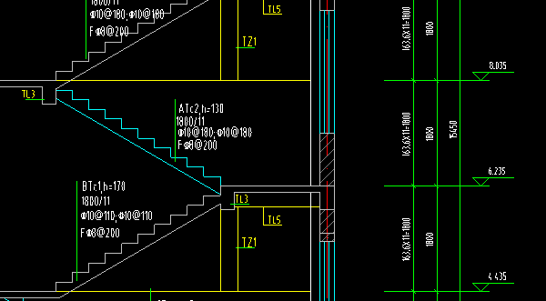 剖面标高