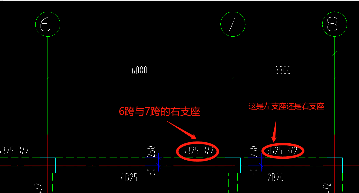 左支座