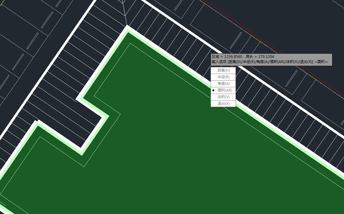 用CAD查建筑面积,得出下面的数据,哪个是面积