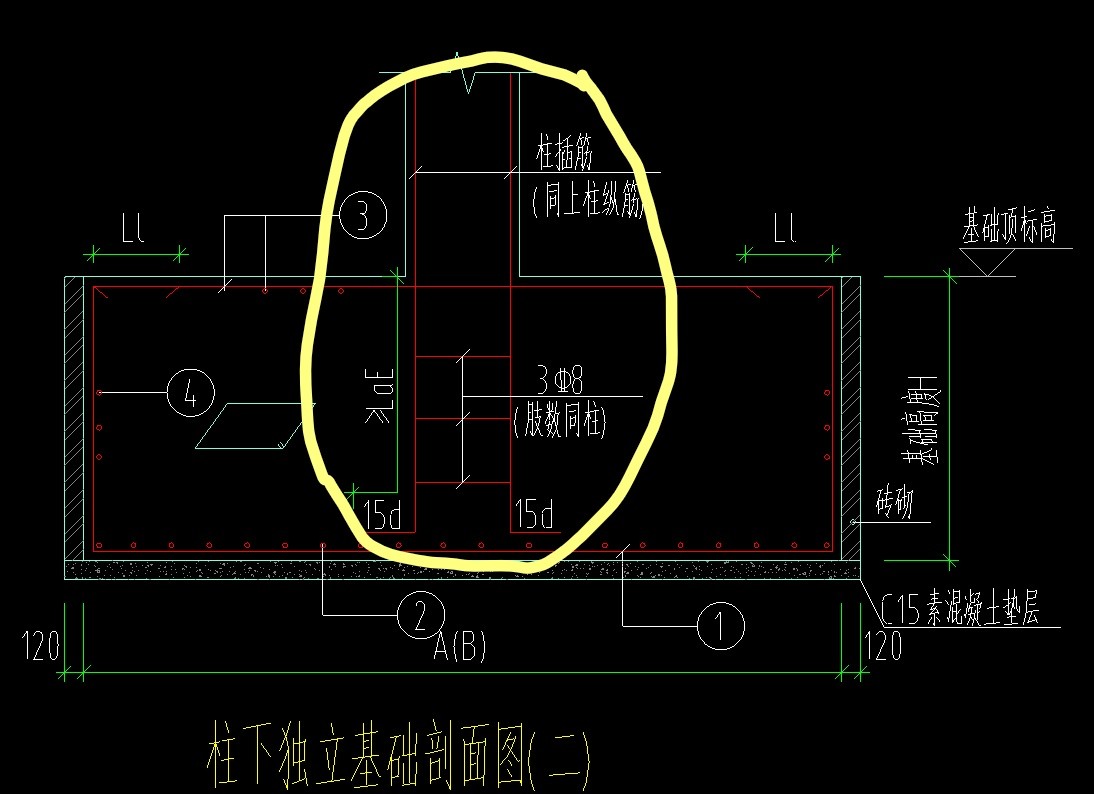 如图所示4号钢筋是对应短向加强筋吗?