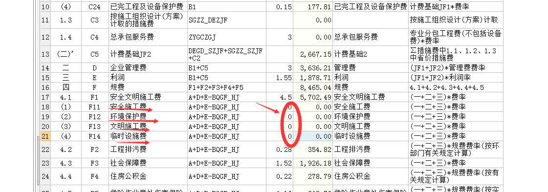 措施费