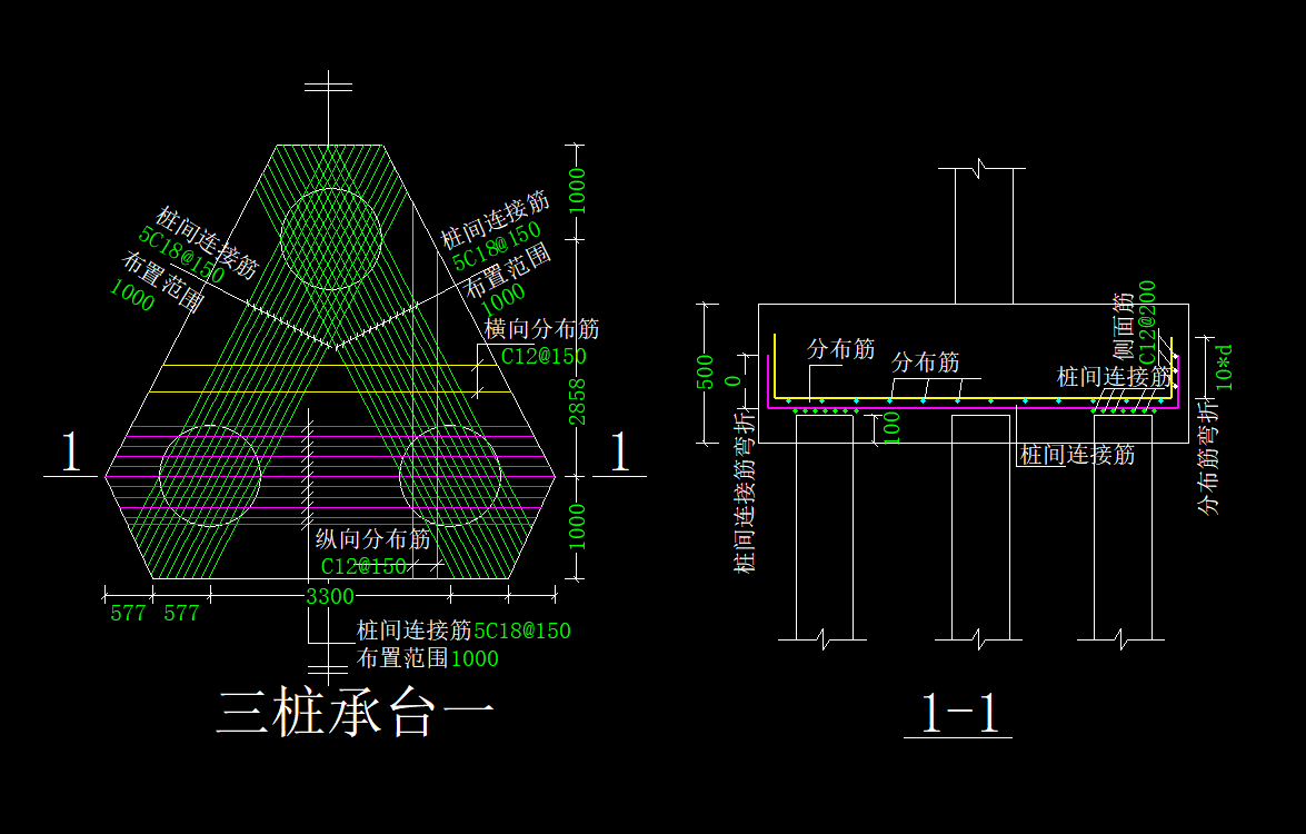 三桩承台