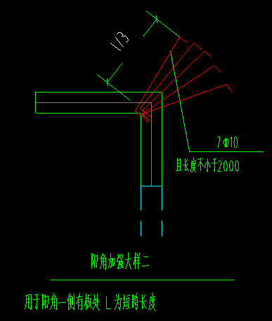 阳角加筋