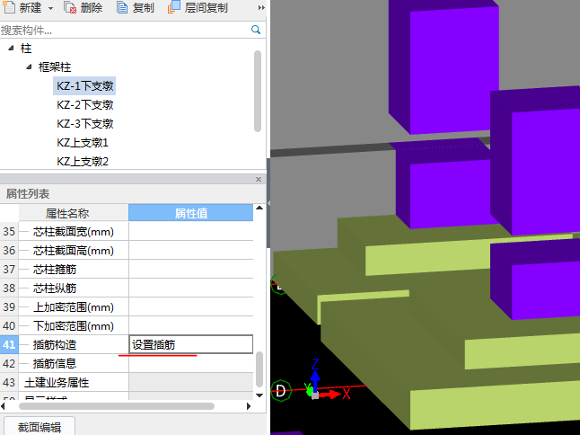 设置插筋